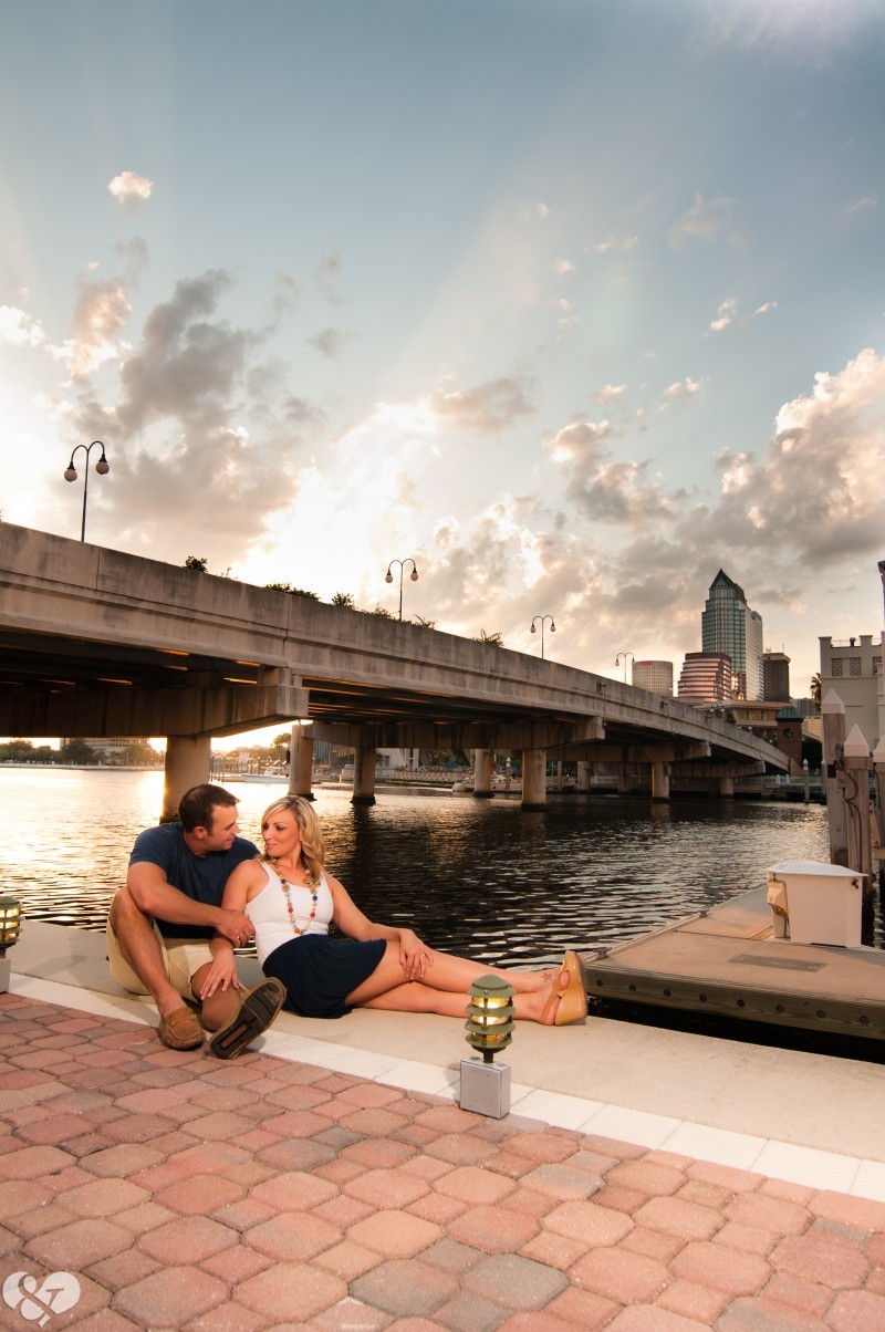 tampa wedding photographer, harbour island engagement session, tampa engagement session, engagement photos