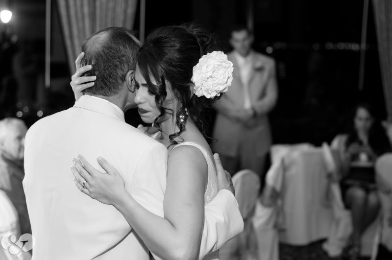 saint petersburg wedding photographer, father-daughter dance, tampa wedding, rusty pelican wedding