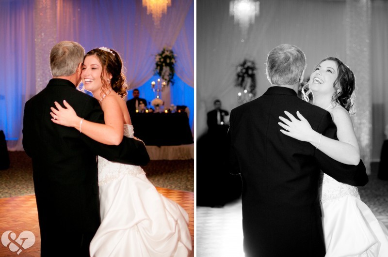 saint petersburg wedding photographer, father-daughter dance, tampa wedding, 