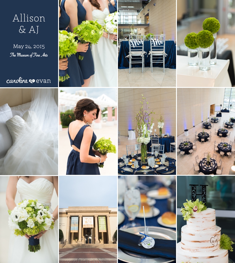 navy and green wedding colors