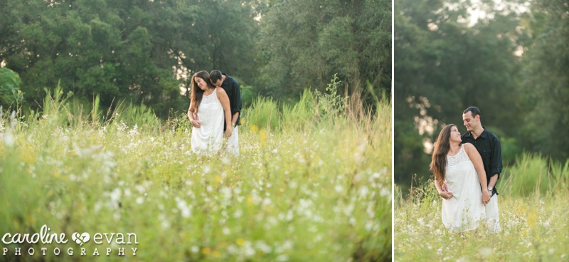 tampa sunrise engagement session wildflower field_0077